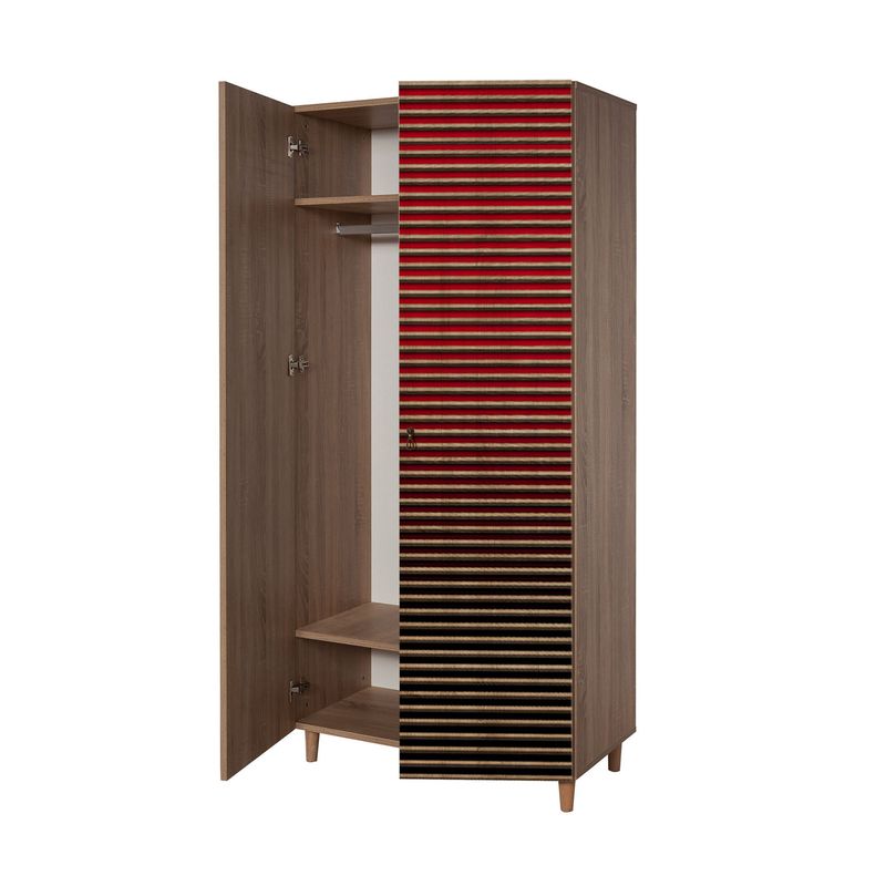 Casa si Gradina - Mobilier - Dulapuri si sifoniere - Sifoniere - Sifonier, Hanah Home, pal melaminat, stejar sonoma, 90x52x192 cm, 869VEL4234 - Infinity.ro