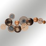 Casa si Gradina - Decoratiuni - Decoratiuni perete - Accesoriu decorativ de perete, Wallxpert, metal, multicolor, 90x8x42 cm, 279ENZ1834 - Infinity.ro