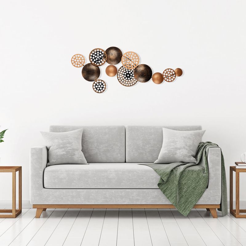 Casa si Gradina - Decoratiuni - Decoratiuni perete - Accesoriu decorativ de perete, Wallxpert, metal, multicolor, 90x8x42 cm, 279ENZ1834 - Infinity.ro
