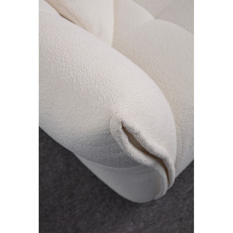 Casa si Gradina - Mobilier - Canapele si coltare - Canapele - Canapea 3 locuri, Atelier Del Sofa, lemn fag si pal, alb, 240x105x75 cm, 560ARE1542 - Infinity.ro