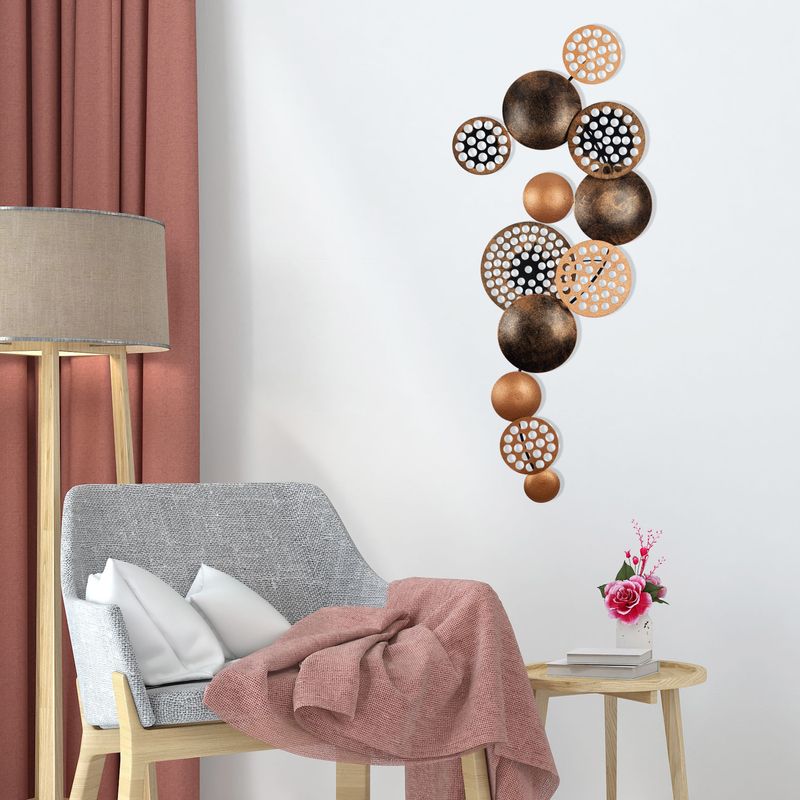 Casa si Gradina - Decoratiuni - Decoratiuni perete - Accesoriu decorativ de perete, Wallxpert, metal, multicolor, 90x8x42 cm, 279ENZ1834 - Infinity.ro