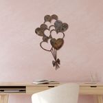 Casa si Gradina - Decoratiuni - Decoratiuni perete - Accesoriu decorativ de perete, Wallxpert, metal, antichizat, 35x21 cm, pictat manual - Infinity.ro