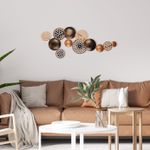 Casa si Gradina - Decoratiuni - Decoratiuni perete - Accesoriu decorativ de perete, Wallxpert, metal, multicolor, 90x8x42 cm, 279ENZ1834 - Infinity.ro