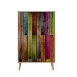 Casa si Gradina - Mobilier - Dulapuri si sifoniere - Dulapuri - Dulap multifunctional, Hanah Home, pal melaminat, stejar sonoma, 80x36x127 cm, 863SPH3926 - Infinity.ro