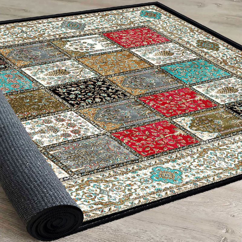 Casa si Gradina - Textile si covoare - Covoare - Covorase intrare - Covoras de hol, Conceptum Hypnose, multicolor, 80x200 cm, catifea, antiderapant, 599HFT1669 - Infinity.ro