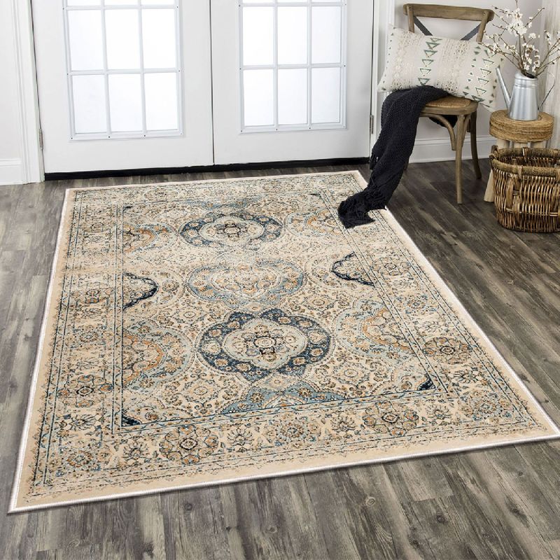Casa si Gradina - Textile si covoare - Covoare - Covorase intrare - Covoras de intrare, Conceptum Hypnose, multicolor, 80x150 cm, catifea, antiderapant, 599HFT3155 - Infinity.ro