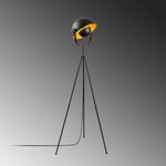 Casa si Gradina - Corpuri si surse de iluminat - Veioze si lampi - Lampadare - Lampadar, Opviq, metal, negru auriu, 62x45x160 cm, 942FLG1533 - Infinity.ro
