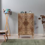 Casa si Gradina - Mobilier - Dulapuri si sifoniere - Dulapuri - Dulap multifunctional, Hanah Home, pal melaminat, stejar sonoma, 80x36x127 cm, 869VEL3980 - Infinity.ro
