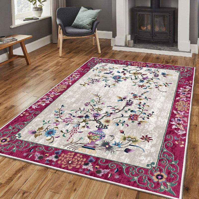 Casa si Gradina - Textile si covoare - Covoare - Covoare casa - Covor, Conceptum Hypnose, multicolor, 180x280 cm, catifea, antiderapant, 599HFT2831 - Infinity.ro