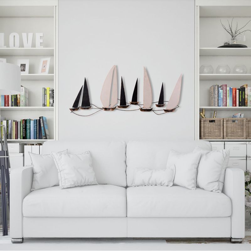 Casa si Gradina - Decoratiuni - Decoratiuni perete - Accesoriu decorativ de perete, Wallxpert, metal, multicolor, 117x5x52 cm - Infinity.ro