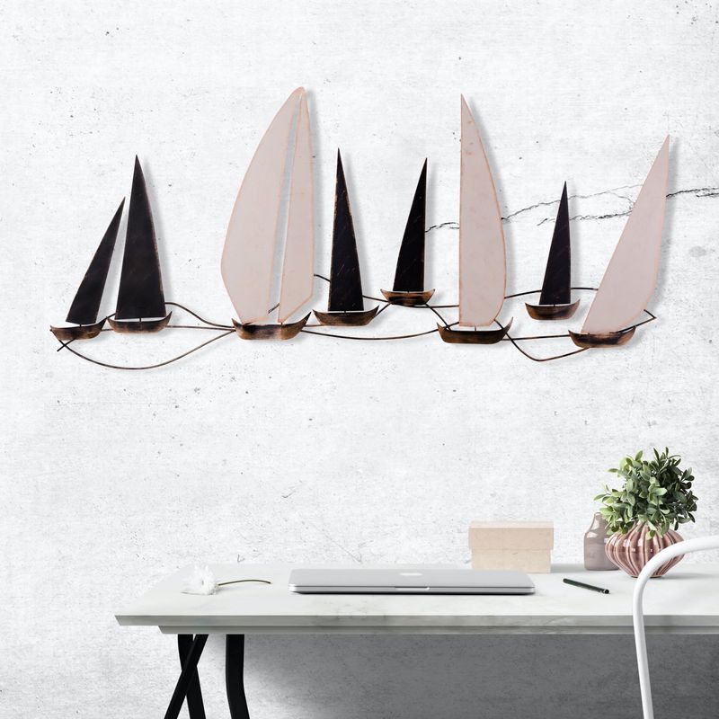 Casa si Gradina - Decoratiuni - Decoratiuni perete - Accesoriu decorativ de perete, Wallxpert, metal, multicolor, 117x5x52 cm - Infinity.ro