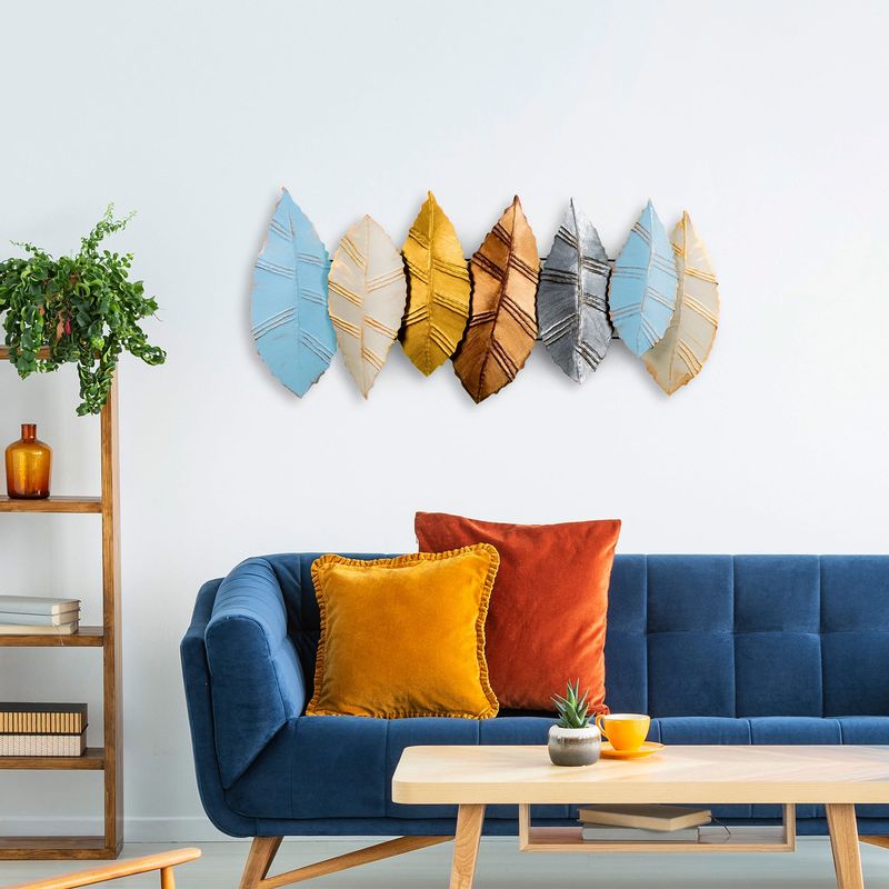 Casa si Gradina - Decoratiuni - Decoratiuni perete - Accesoriu decorativ de perete, Wallxpert, metal, multicolor, 52x114 cm, 930DYU1218 - Infinity.ro