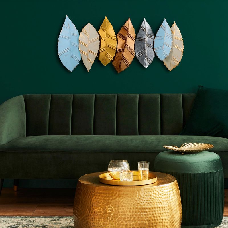 Casa si Gradina - Decoratiuni - Decoratiuni perete - Accesoriu decorativ de perete, Wallxpert, metal, multicolor, 52x114 cm, 930DYU1218 - Infinity.ro