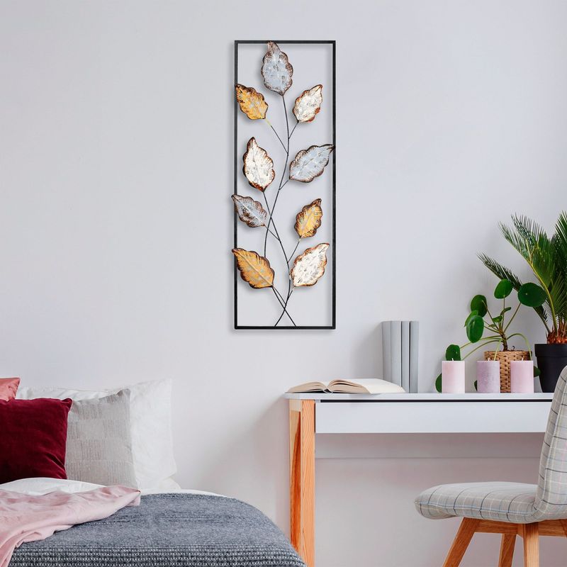 Casa si Gradina - Decoratiuni - Decoratiuni perete - Accesoriu decorativ de perete, Wallxpert, metal, multicolor, 32x90 cm, 930DYU1205 - Infinity.ro