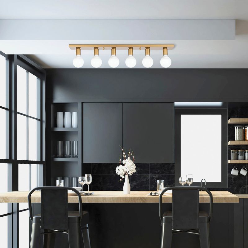 Casa si Gradina - Corpuri si surse de iluminat - Lustre si pendule - Candelabru, Opviq, metal, auriu, 91x10x10 cm - Infinity.ro