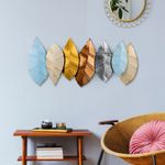 Casa si Gradina - Decoratiuni - Decoratiuni perete - Accesoriu decorativ de perete, Wallxpert, metal, multicolor, 52x114 cm, 930DYU1218 - Infinity.ro