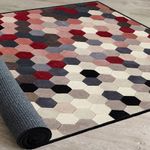 Casa si Gradina - Textile si covoare - Covoare - Covoare casa - Covor, Conceptum Hypnose, catifea, multicolor, 80x120 cm, antiderapant, 599HFT2621 - Infinity.ro