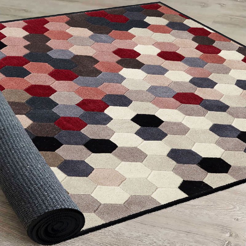 Casa si Gradina - Textile si covoare - Covoare - Covoare casa - Covor, Conceptum Hypnose, catifea, multicolor, 80x120 cm, antiderapant, 599HFT2621 - Infinity.ro