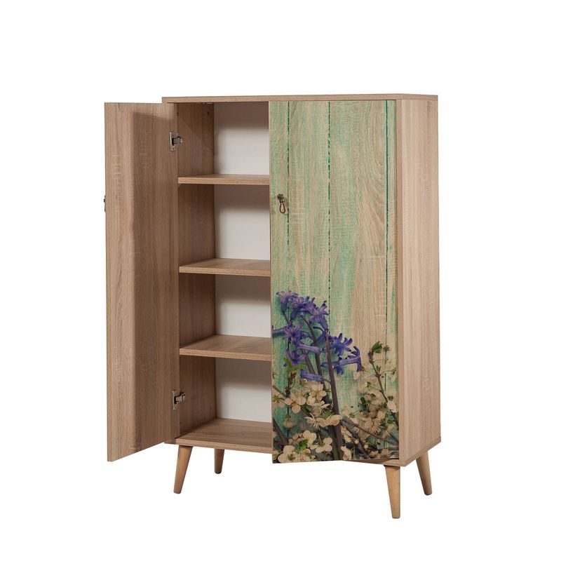 Casa si Gradina - Mobilier - Dulapuri si sifoniere - Dulapuri - Dulap multifunctional, Hanah Home, pal melaminat, stejar sonoma, 80x36x127 cm, 863SPH3927 - Infinity.ro