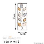 Casa si Gradina - Decoratiuni - Decoratiuni perete - Accesoriu decorativ de perete, Wallxpert, metal, multicolor, 32x90 cm, 930DYU1205 - Infinity.ro