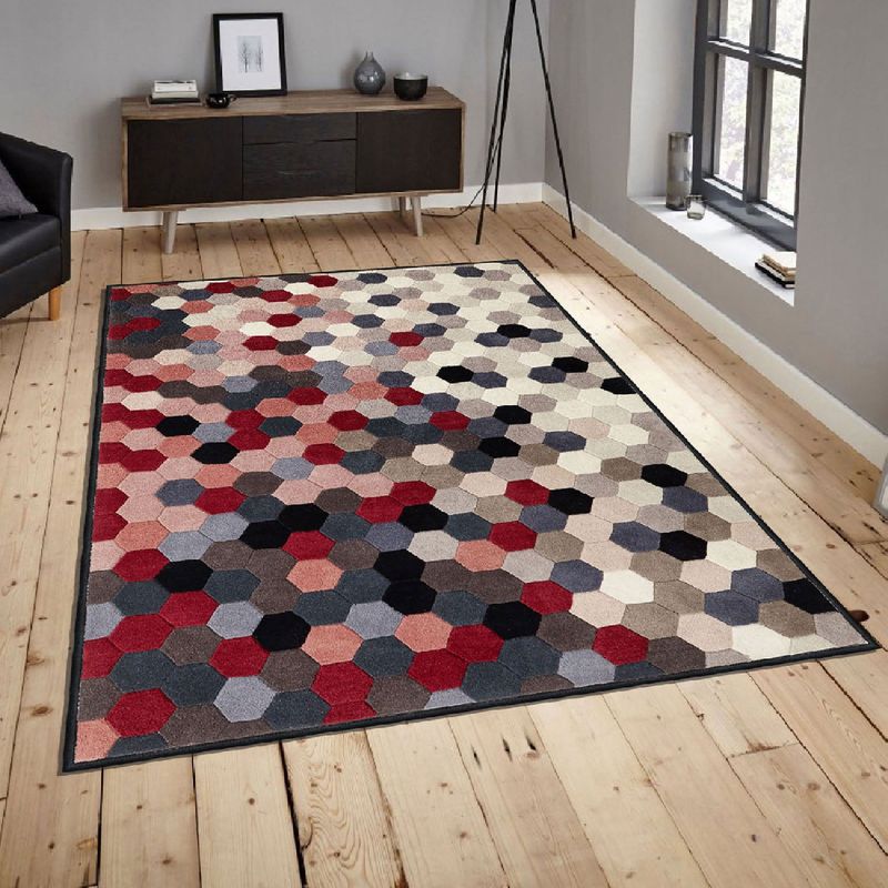 Casa si Gradina - Textile si covoare - Covoare - Covoare casa - Covor, Conceptum Hypnose, catifea, multicolor, 80x120 cm, antiderapant, 599HFT2621 - Infinity.ro