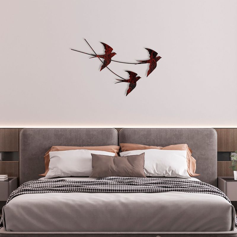 Casa si Gradina - Decoratiuni - Decoratiuni perete - Accesoriu decorativ de perete, Wallxpert, metal, multicolor, 70x42 cm, 930DYU1221 - Infinity.ro