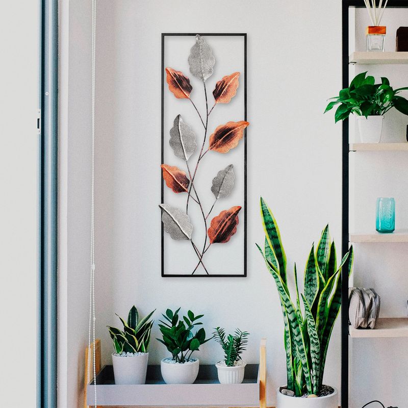 Casa si Gradina - Decoratiuni - Decoratiuni perete - Accesoriu decorativ de perete, Wallxpert, metal, multicolor, 32x90 cm, 930DYU1203 - Infinity.ro