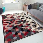 Casa si Gradina - Textile si covoare - Covoare - Covoare casa - Covor, Conceptum Hypnose, catifea, multicolor, 80x120 cm, antiderapant, 599HFT2621 - Infinity.ro