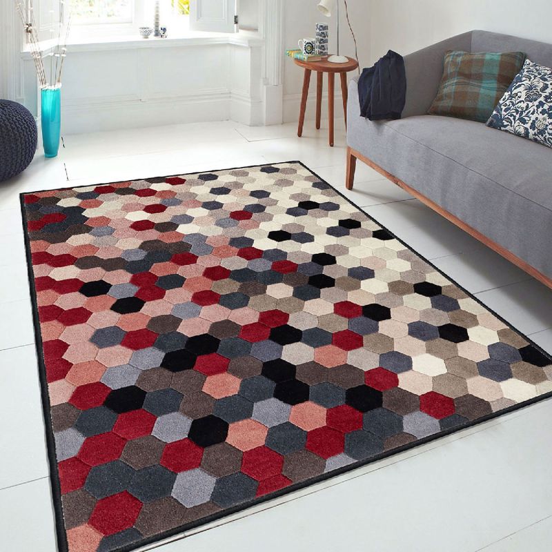 Casa si Gradina - Textile si covoare - Covoare - Covoare casa - Covor, Conceptum Hypnose, catifea, multicolor, 80x120 cm, antiderapant, 599HFT2621 - Infinity.ro