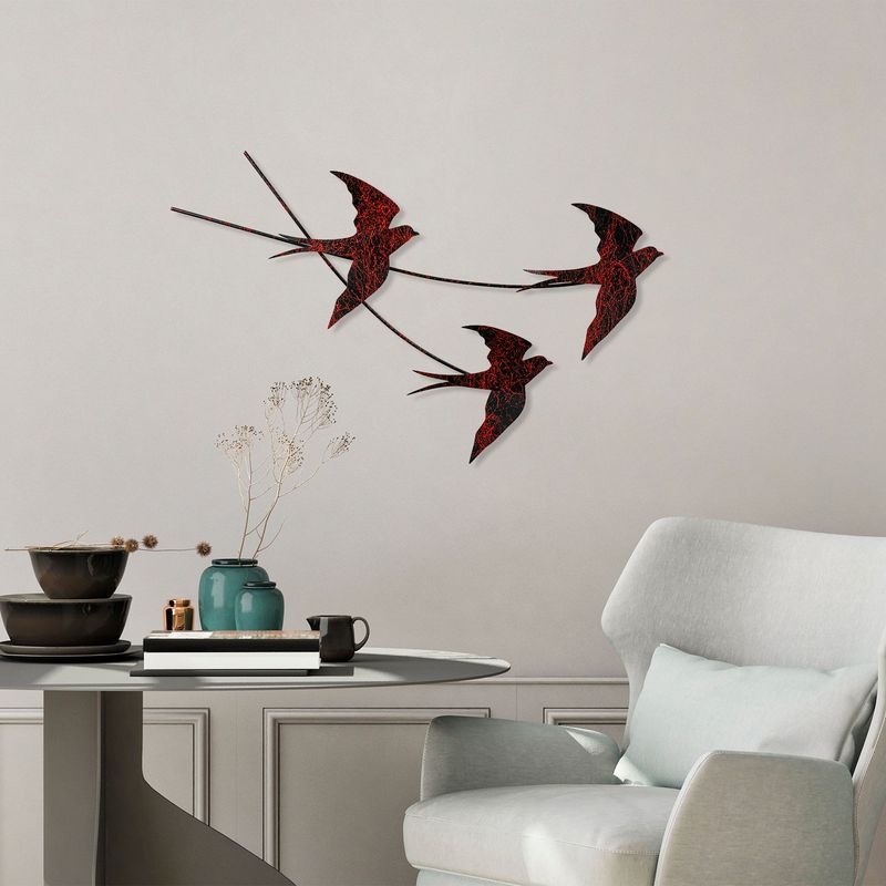 Casa si Gradina - Decoratiuni - Decoratiuni perete - Accesoriu decorativ de perete, Wallxpert, metal, multicolor, 70x42 cm, 930DYU1221 - Infinity.ro