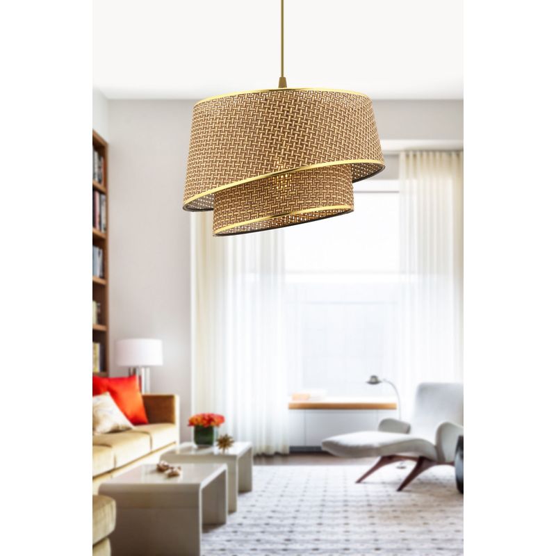Casa si Gradina - Corpuri si surse de iluminat - Lustre si pendule - Candelabru, Opviq, metal, bej auriu, 32x32x65 cm - Infinity.ro