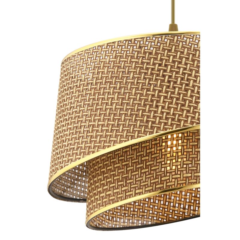 Casa si Gradina - Corpuri si surse de iluminat - Lustre si pendule - Candelabru, Opviq, metal, bej auriu, 32x32x65 cm - Infinity.ro