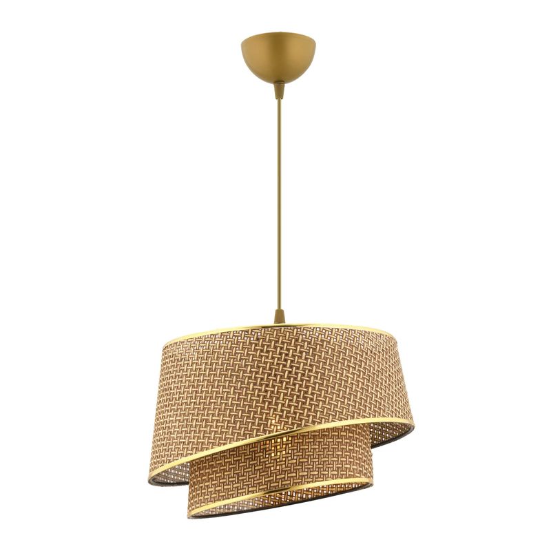 Casa si Gradina - Corpuri si surse de iluminat - Lustre si pendule - Candelabru, Opviq, metal, bej auriu, 32x32x65 cm - Infinity.ro