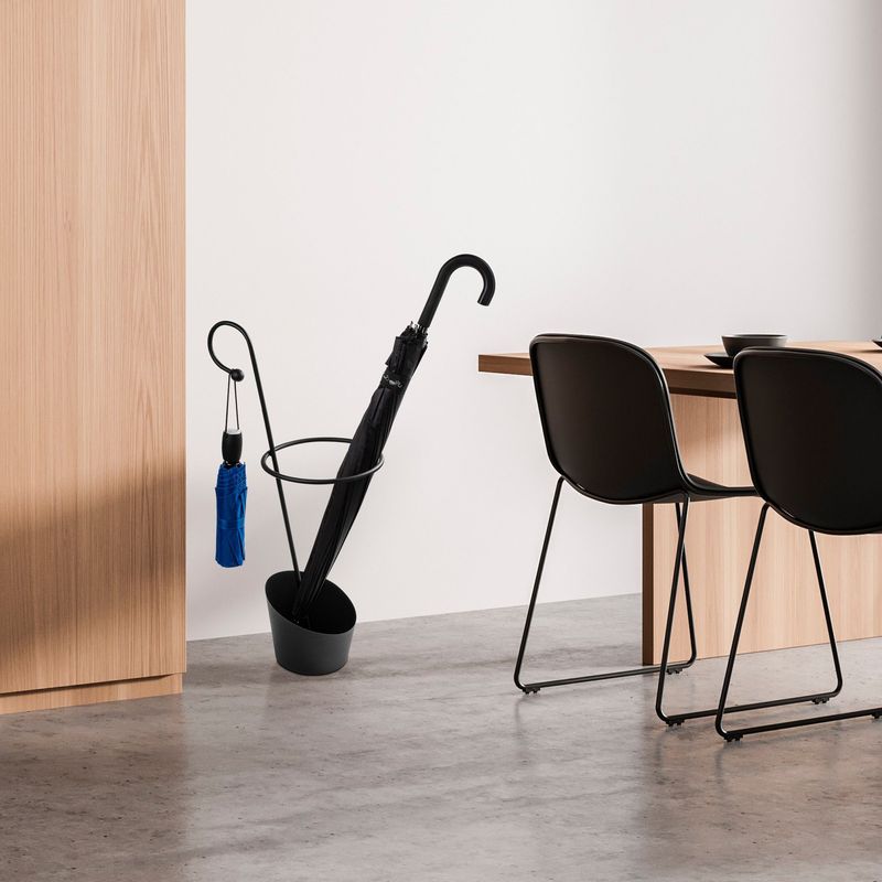 Casa si Gradina - Decoratiuni - Obiecte decorative - Suporturi umbrele - Suport umbrele, Aberto Design, metal, negru, 34x23x67 cm - Infinity.ro