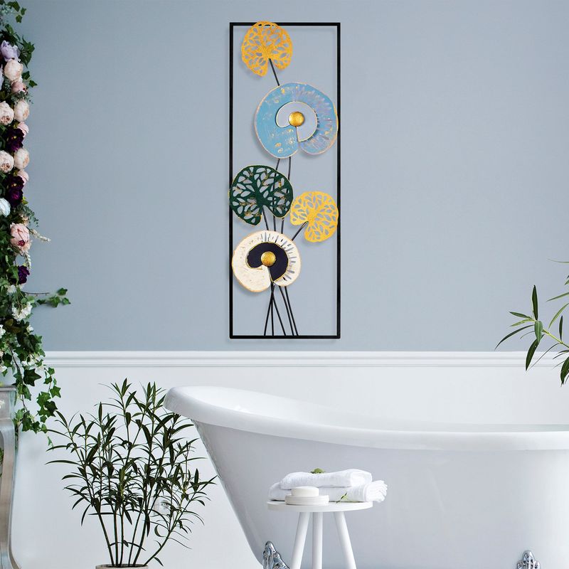 Casa si Gradina - Decoratiuni - Decoratiuni perete - Accesoriu decorativ de perete, Wallxpert, metal, multicolor, 32x90x4 cm, 930DYU1283 - Infinity.ro