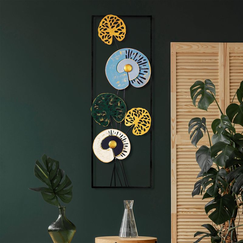 Casa si Gradina - Decoratiuni - Decoratiuni perete - Accesoriu decorativ de perete, Wallxpert, metal, multicolor, 32x90x4 cm, 930DYU1283 - Infinity.ro