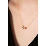 Fashion, accesorii si bijuterii - Femei - Bijuterii femei - Coliere femei - Colier, Heliophilia, argint 925, multicolor, lant 43 cm - Infinity.ro