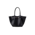 Fashion, accesorii si bijuterii - Femei - Accesorii femei - Genti si rucsacuri femei - Geanta tote, Lucky Bees, piele polivinilica, negru, 28x10x17 cm - Infinity.ro