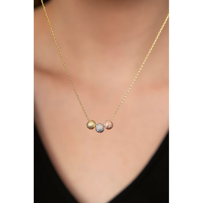 Fashion, accesorii si bijuterii - Femei - Bijuterii femei - Coliere femei - Colier, Heliophilia, argint 925, multicolor, lant 43 cm - Infinity.ro