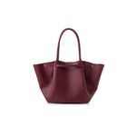 Fashion, accesorii si bijuterii - Femei - Accesorii femei - Genti si rucsacuri femei - Geanta tote, Lucky Bees, piele polivinilica, rosu bordo, 28x10x17 cm - Infinity.ro