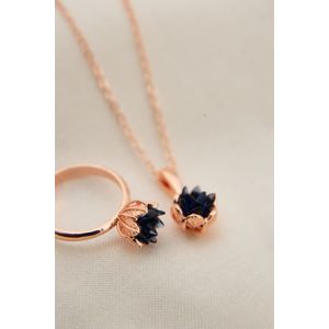 Set bijuterii, Heliophilia, metal, multicolor, lungime colier 40+5 cm, antialergic