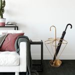 Casa si Gradina - Decoratiuni - Obiecte decorative - Suporturi umbrele - Suport umbrele, Aberto Design, metal, auriu, 40x40x76 cm - Infinity.ro