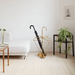 Casa si Gradina - Decoratiuni - Obiecte decorative - Suporturi umbrele - Suport umbrele, Aberto Design, metal, auriu, 40x40x76 cm - Infinity.ro