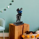 Casa si Gradina - Decoratiuni - Obiecte decorative - Accesorii decorative - Obiect decorativ, Aberto Design, 100% poliester, negru albastru, 18x32x12 cm - Infinity.ro