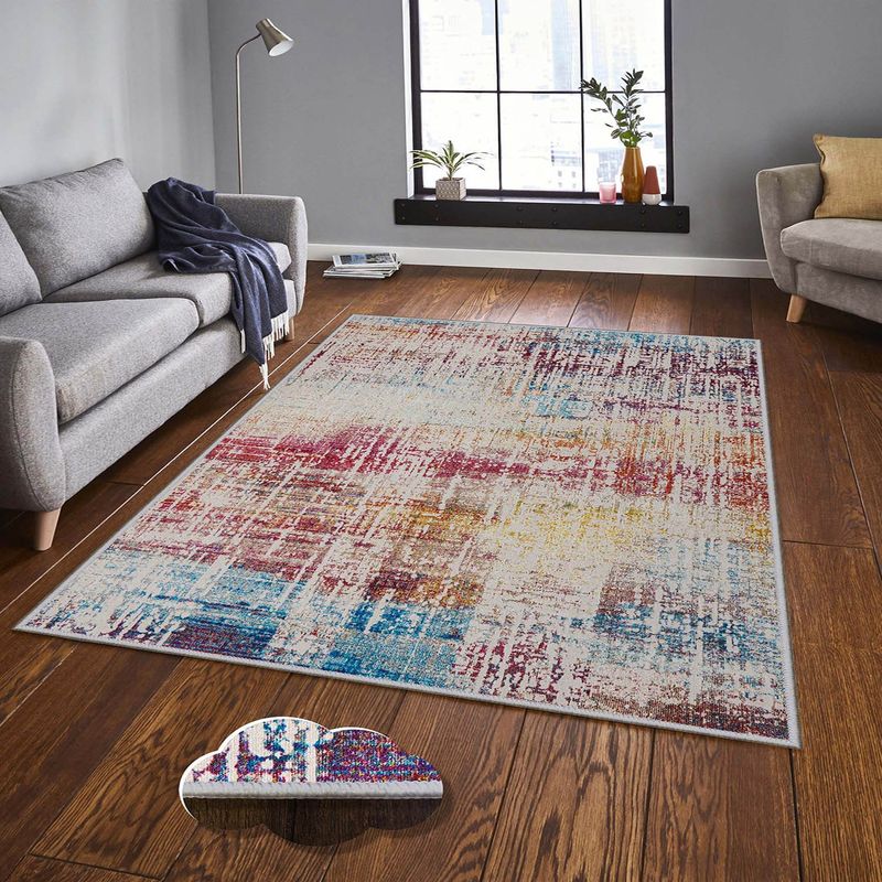 Casa si Gradina - Textile si covoare - Covoare - Covoare casa - Covor, Conceptum Hypnose, multicolor, 120x180 cm, 100% poliester, antiderapant, 369HFT2771 - Infinity.ro