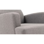 Casa si Gradina - Mobilier - Scaune si fotolii - Fotolii - Fotoliu, Hanah Home, lemn, gri deschis, 76x87x91 cm - Infinity.ro