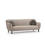 Casa si Gradina - Mobilier - Canapele si coltare - Canapele - Canapea 3 locuri, Hanah Home, lemn fag si pal, bej, 220x87x87 cm - Infinity.ro