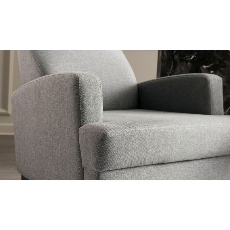 Casa si Gradina - Mobilier - Scaune si fotolii - Fotolii - Fotoliu, Hanah Home, lemn, gri deschis, 76x87x91 cm - Infinity.ro