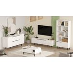 Casa si Gradina - Mobilier - Seturi de mobilier - Seturi living - Set mobilier living, Hanah Home, pal melaminat, alb, picioare metalice - Infinity.ro