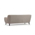 Casa si Gradina - Mobilier - Canapele si coltare - Canapele - Canapea 3 locuri, Hanah Home, lemn fag si pal, bej, 220x87x87 cm - Infinity.ro